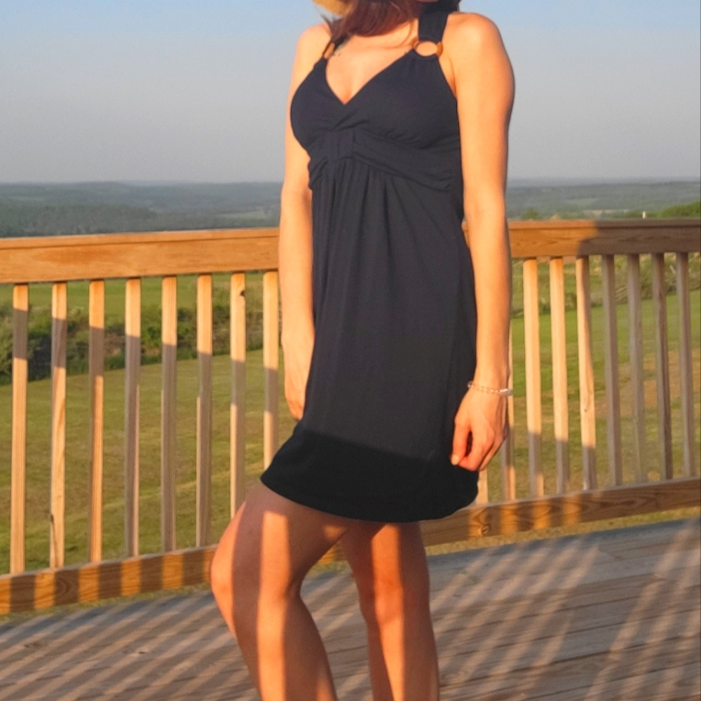 Navy Blue Summer Dress